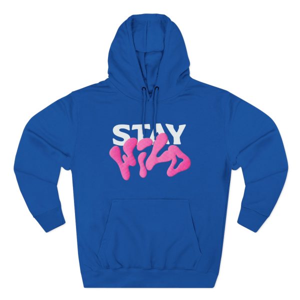 Stay Wild Three-Panel Fleece Hoodie