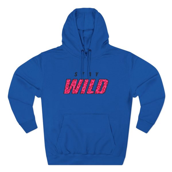 Stay Wild Three-Panel Fleece Hoodie